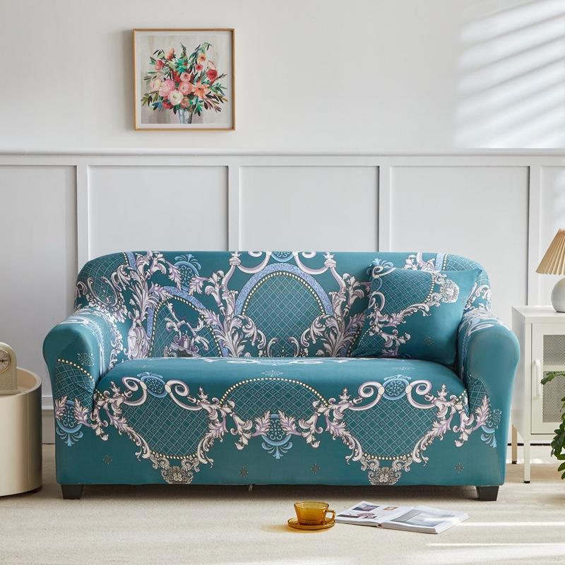 Anti Slip and Dust Proof Fabric Sofa Cover Cloth Ins Wind Elastic Sofa Cover Sofa Towel All Inclusive for All Seasons