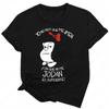 Mafalda Printed Fun Pattern T-shirt for Women Summer Y2K Harajuku Girls Street Dress Cute Cartoon Kawaii Black Women's Wear
