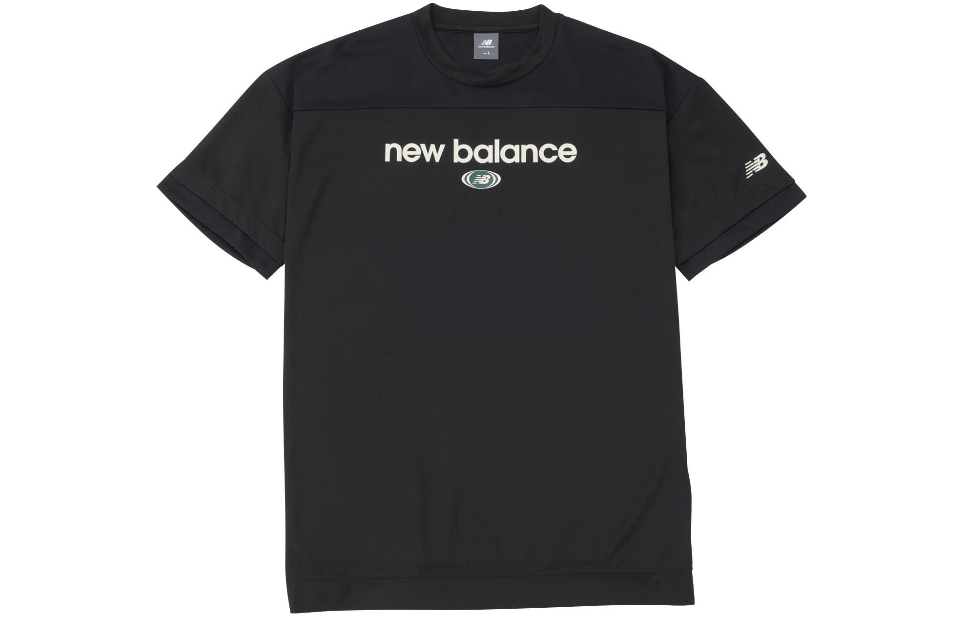 New Balance T Shirt Unisex Black AMT45072-BK S