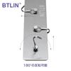BTLIN Magnetic Range Hood Hooks, Stainless Steel, Rust-Proof, Kitchen Tool Hooks for Refrigerators, Range Hoods, and Bathrooms, 5 Hooks, W26 X D4.5 X