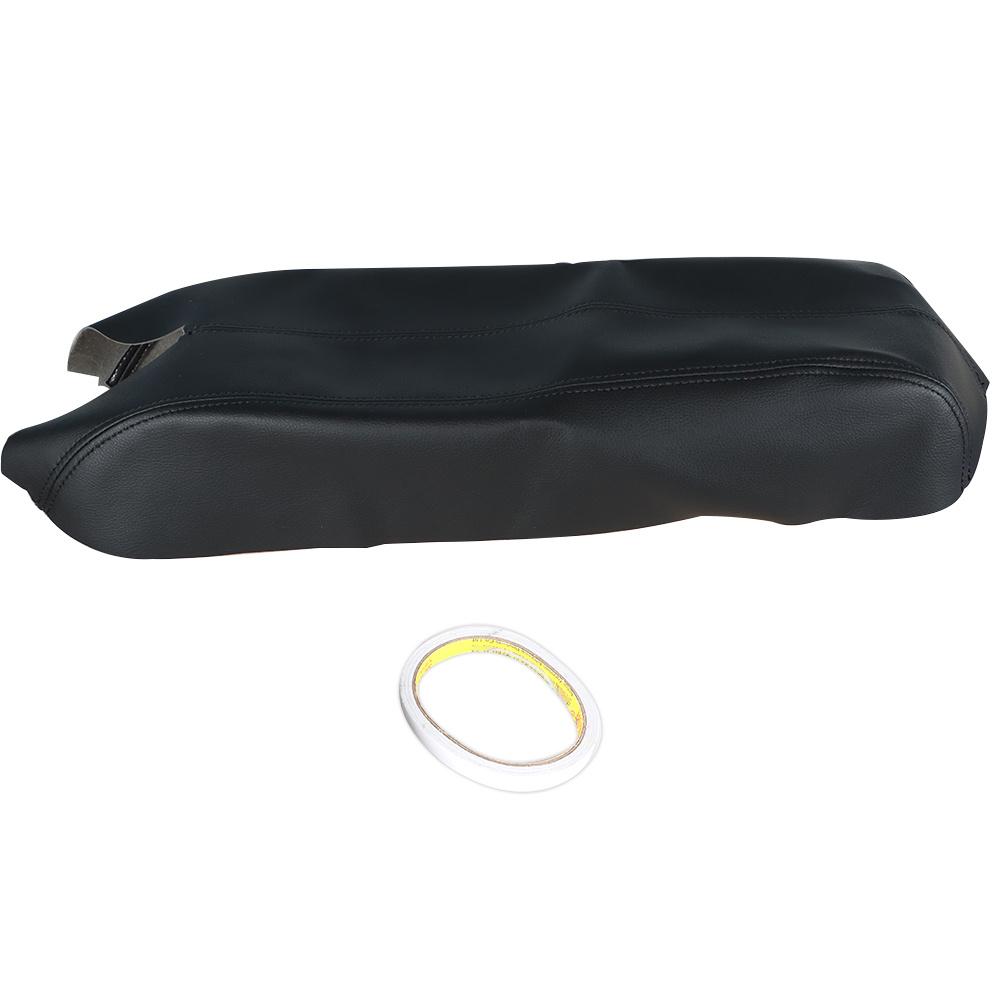 Micro Fiber Leather Center Console Lid Armrest Cover Black Fits For 07 08 09 10 11 12 Acura RDX