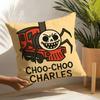Horror Games CChooChoo Charles Pillow Case Linen Cushion Covers For Decorative Sofa Home Pillows Case Car Chair Pillows Cases
