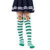 Kids' Christmas Socks Reindeer Plush Striped Knee-High Stockings Over Knee Socks Festive Holiday Wear for Boys Girls