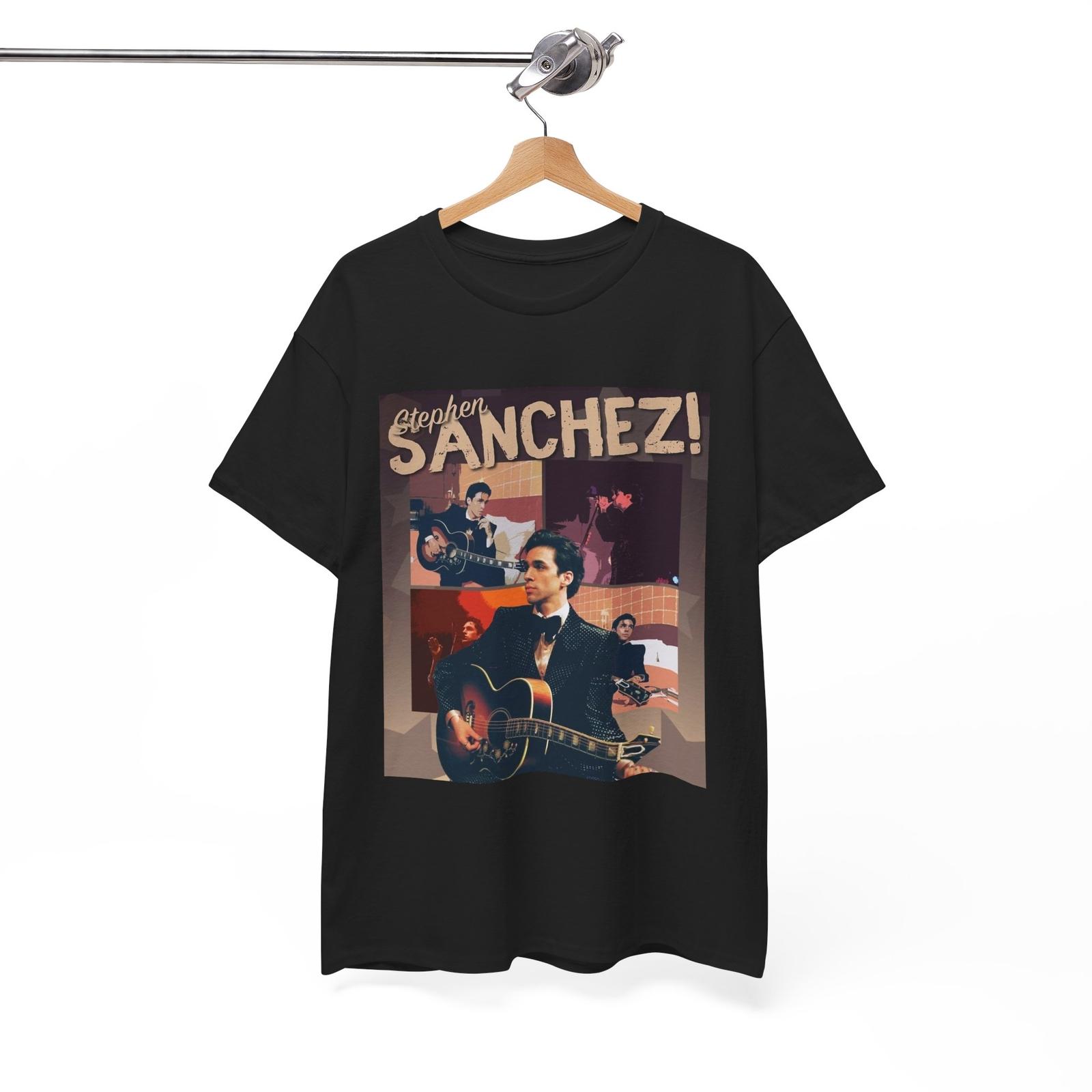 Stephen Sanchez Tshirt Pop Music Nashville Unisex Heavy Cotton Tee XXL
