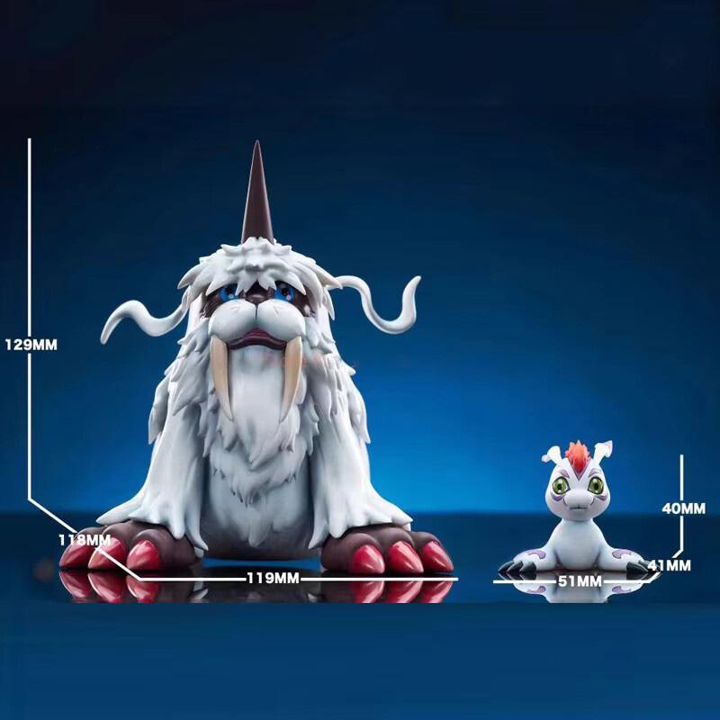 14cm/5.51inch Anime Digimon Adventure Ikkakumon Figure Gomamon Action Figurine Pvc Statue Collection Model Toys Gifts