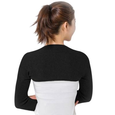 Doppelter Schulterstütz-Wärmer Elastische Rücken-Schulter-Stützbandage Wickel mit langen / kurzen Ärmeln Zur Linderung von Arthritis-Schmerzen