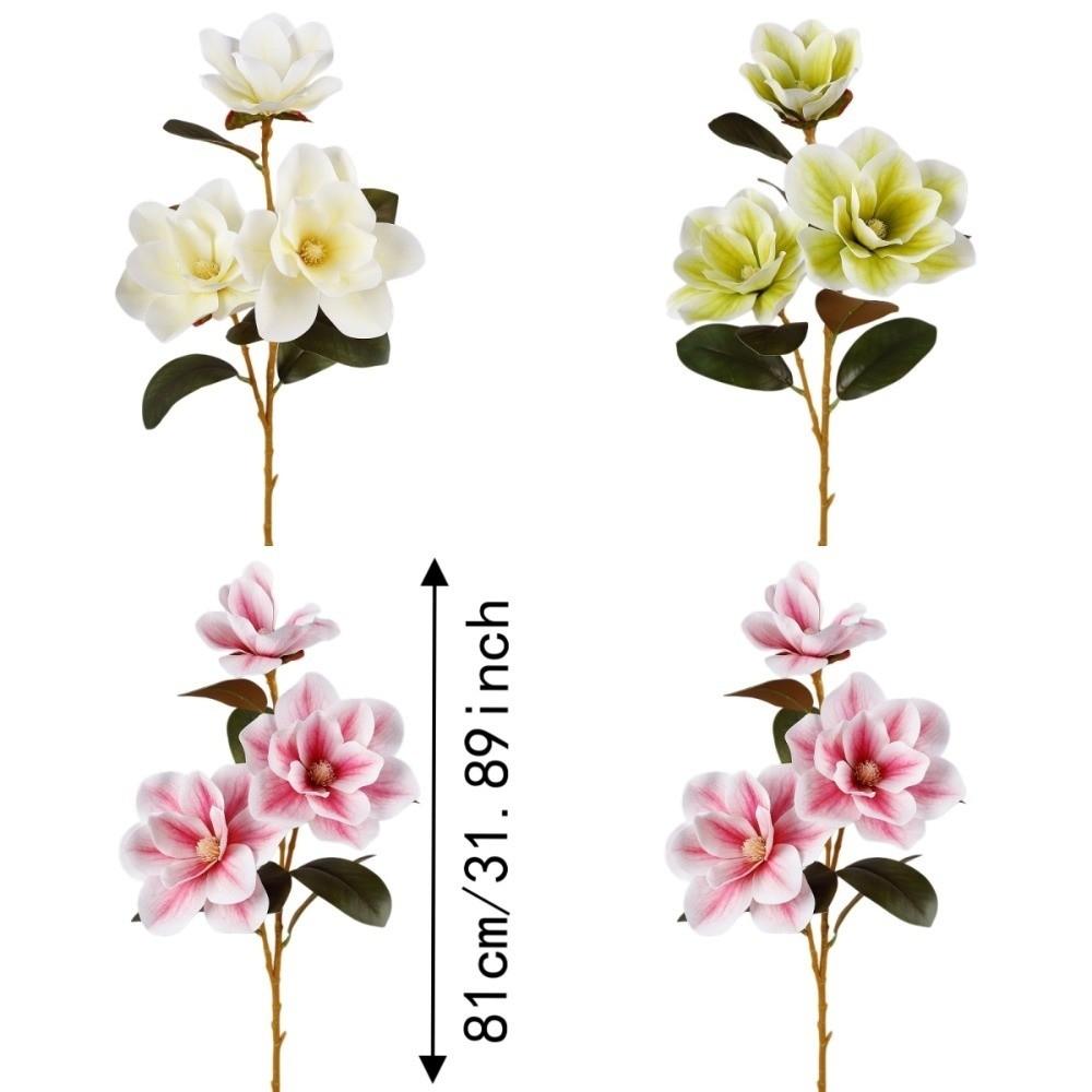 Real Touch Fake Orchid Flowers Artificial Magnolia Faux Flowers Wedding Decor
