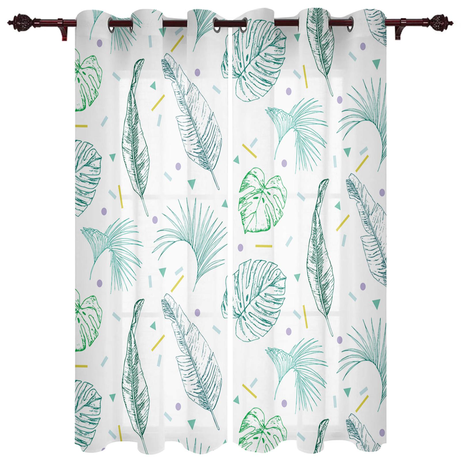 Летние зеленые тропические растения с пальмовыми листьями — фото 11