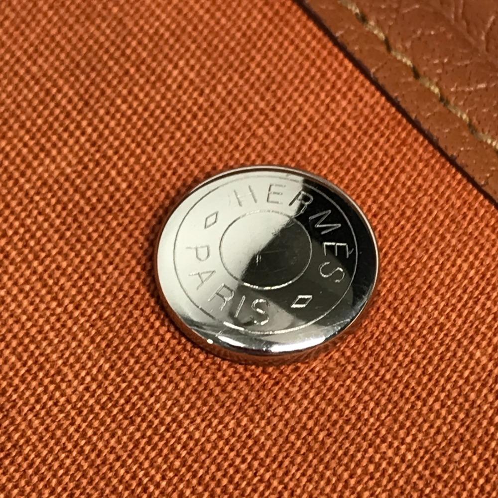 Hermes Gartenparty 36 PM Handtasche Umhängetasche Tragetasche Negonda / Canvas Orange