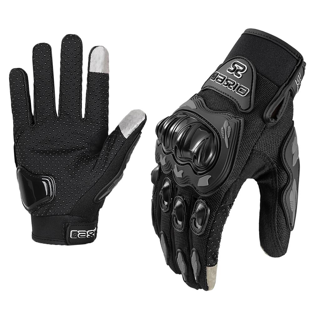 Summer Breathable Full Finger Motorcycle Gloves Non-slip Wear-resistant Motocross Racing Gloves Touch Screen Moto Biker Gloves
