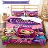 3Pcs Custom Name Little Charmers Bedding Set Duvet Cover Closure Includes 1Duvet Cover 2Pillowcases Soft And Comfortable For All Seasons