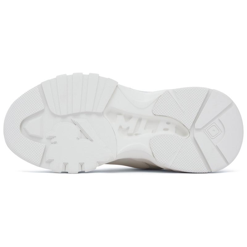 MLB Big Ball Chunky Anti-Slip Wear-Resistant Low-Top Chunky Sneakers Unisex White Sneakers 3ASHBDM4N-43NYS