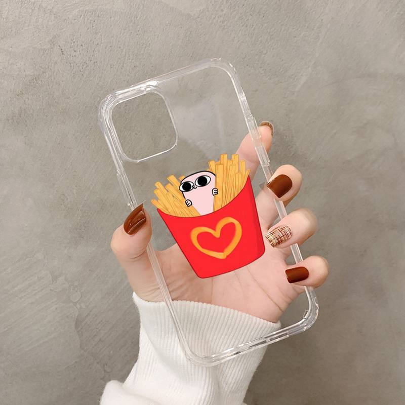 

Pink Cartoon Funny big eyes ketnipz Phone Case for iPhone 11 12 13 mini pro XS MAX 8 7 6 6S Plus X 5S SE 2020 XR case iphone X or XS