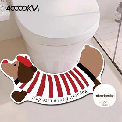 Diatomaceous Earth U-Shaped Toilet Mat