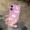 Small Fresh Garden Cat Apple 17Pro Mobile Phone Case IP16 Cat Ears Air Transparent 15 Women 14 Anti-drop 13 Soft Cover