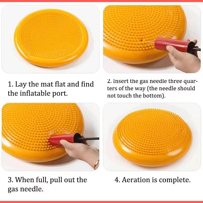 Kids Wobble Balance Disc Cushion Mat Massage Pad Yoga Balls Inflatable Stability Gym Accessories Fitness Exercise Training Ball