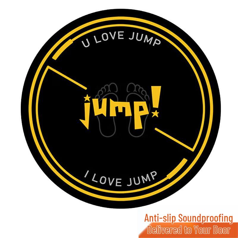 Jinlishuo Large Thickened Non-slip Shock-Absorbing Jump Rope Mat