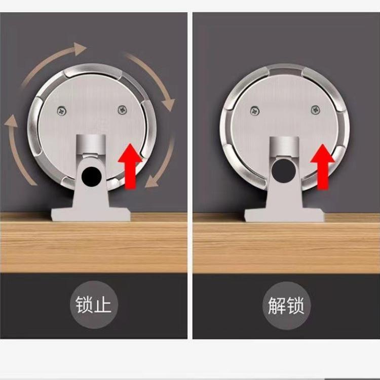 Adesivo a terra in lega di zinco senza foratura fermaporta camera da letto autobloccante anticollisione non magnetico porta invisibile collisione