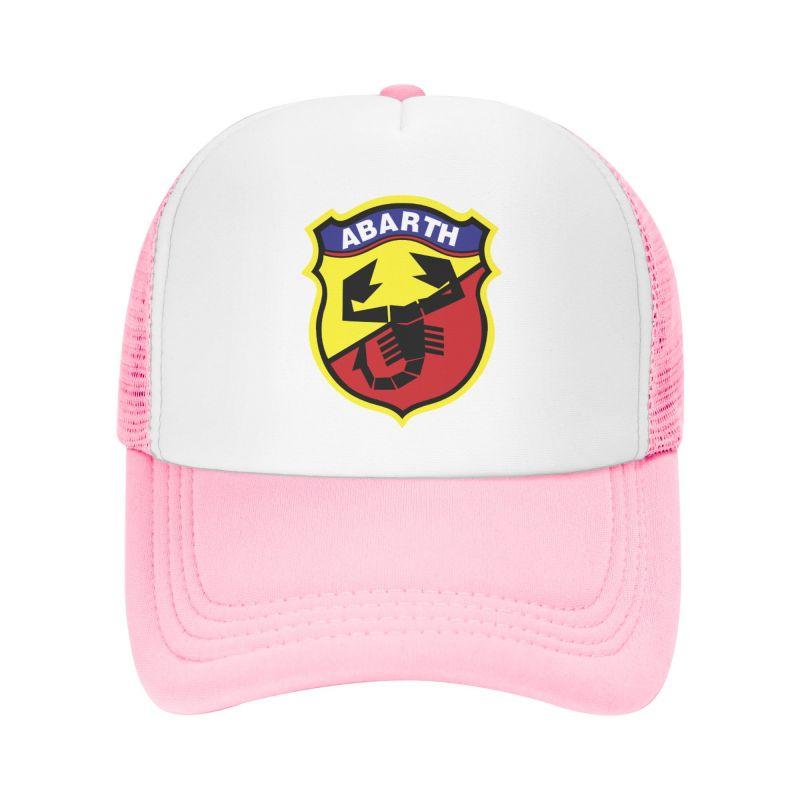 Abarth Print Mesh Baseball Caps Unisex Hip Hop Adjustable Snapback Hat Women Men Summer Casual Sun Visor Hats Trucker Hat
