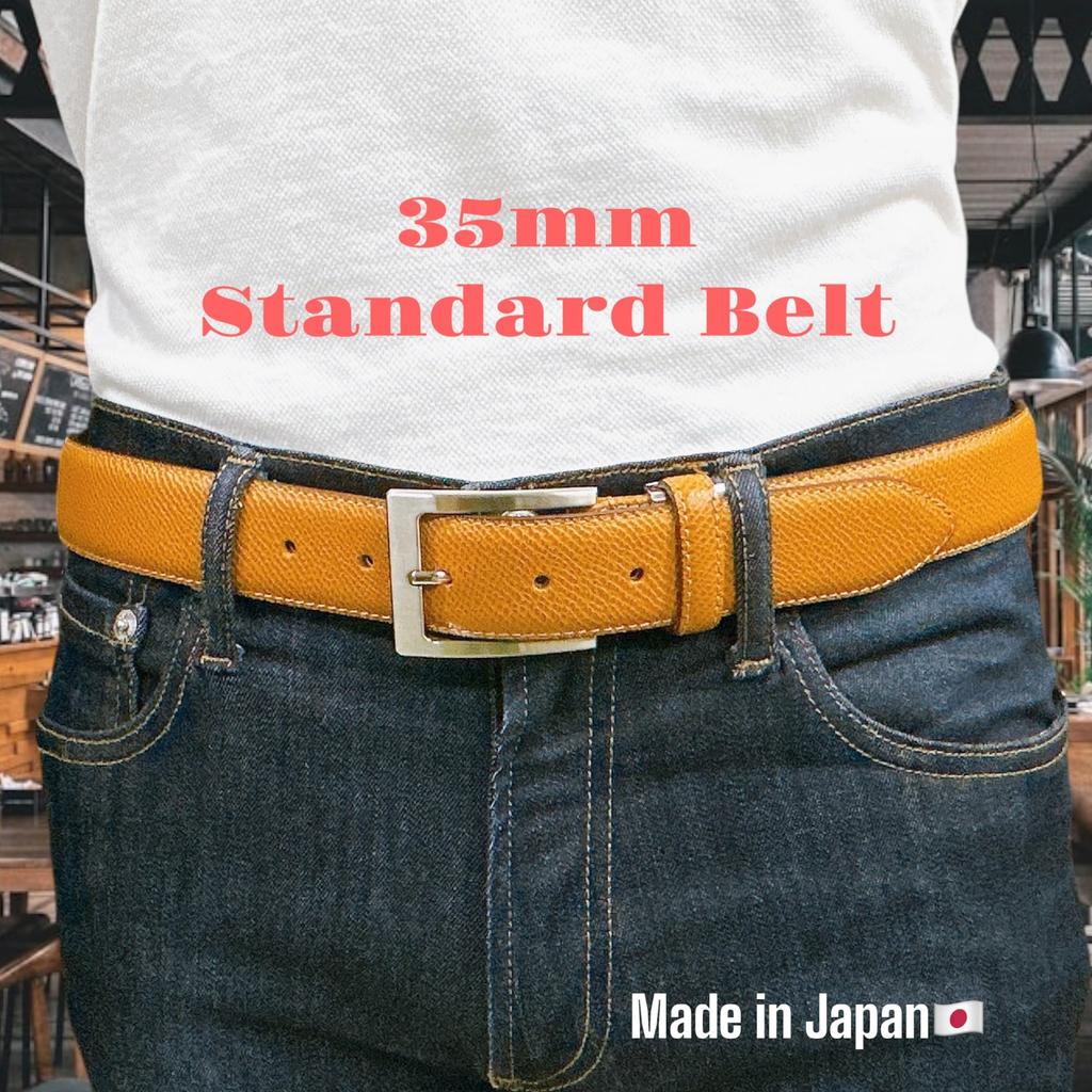 Iida Kobo In Japan Handmade Wagyu Leather Made In Direct from a Japanese Smooth and Adjustable Size 13 Light Brown [Made Belt] Belt, Japan,