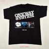 Rare One Way System 1981 84 T Shirt Concert S To 5XL CM770 Vintage Washed Homme Slightly Stylish Graphic Stretched Comfortable