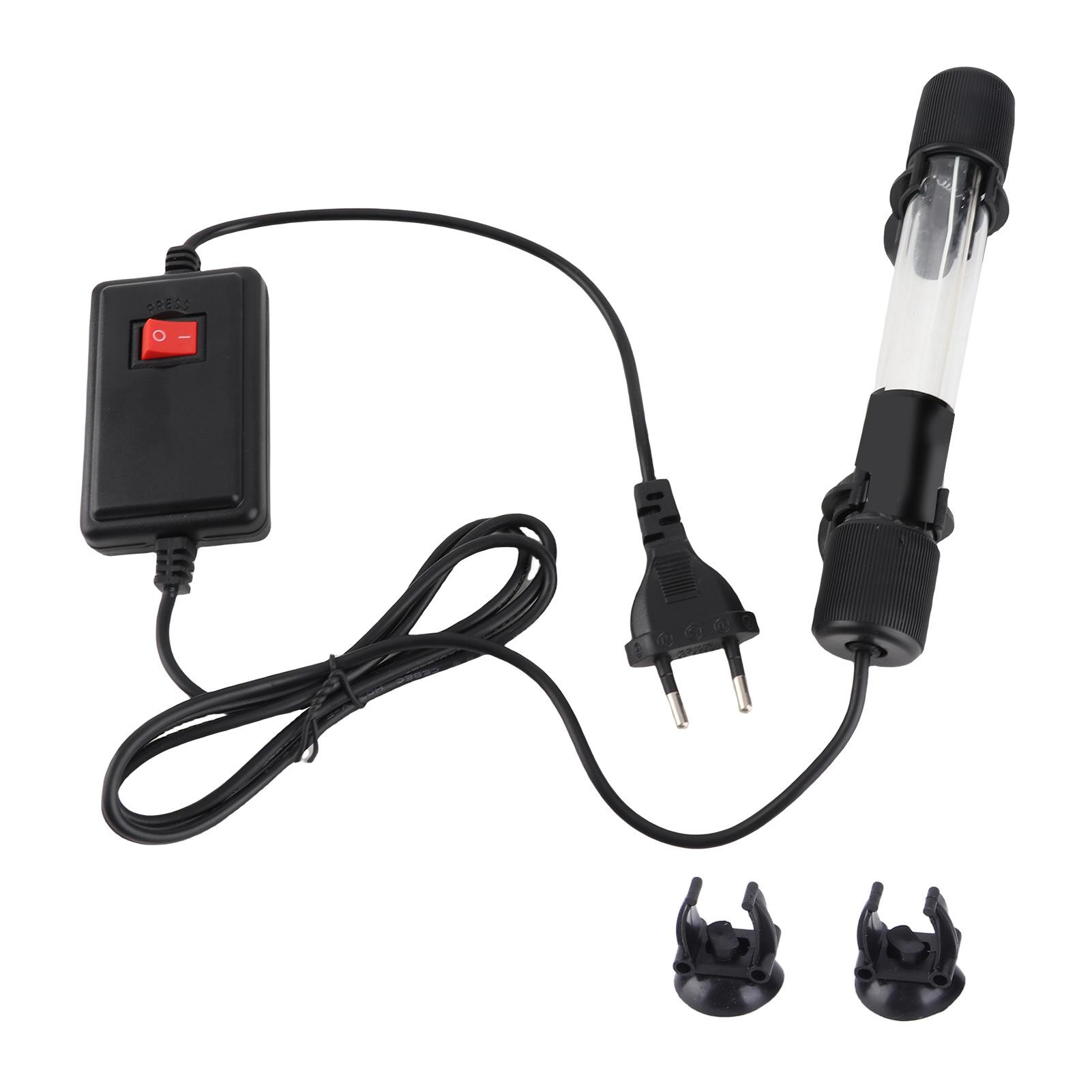 

Fish UV Lamp Multifunctional Stable Brightness Aquarium UV Light EU Plug 220V Sturdy Efficient Power Saving for Fish