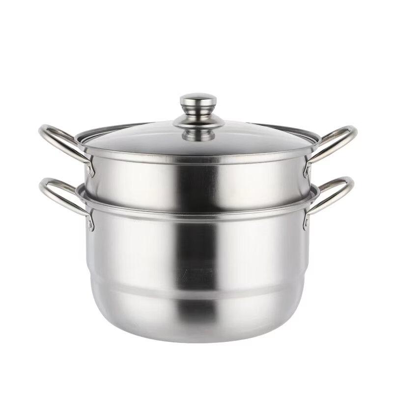 Lechuheli Premium 304 Stainless Steel Multi-purpose Steamer Soup Pot