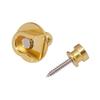 Set of 2 Guitar Strap Safe Locks Elegant Buttons Guitar Accessory Set Metal Strap Locks Electric Guitar Part for Guitar