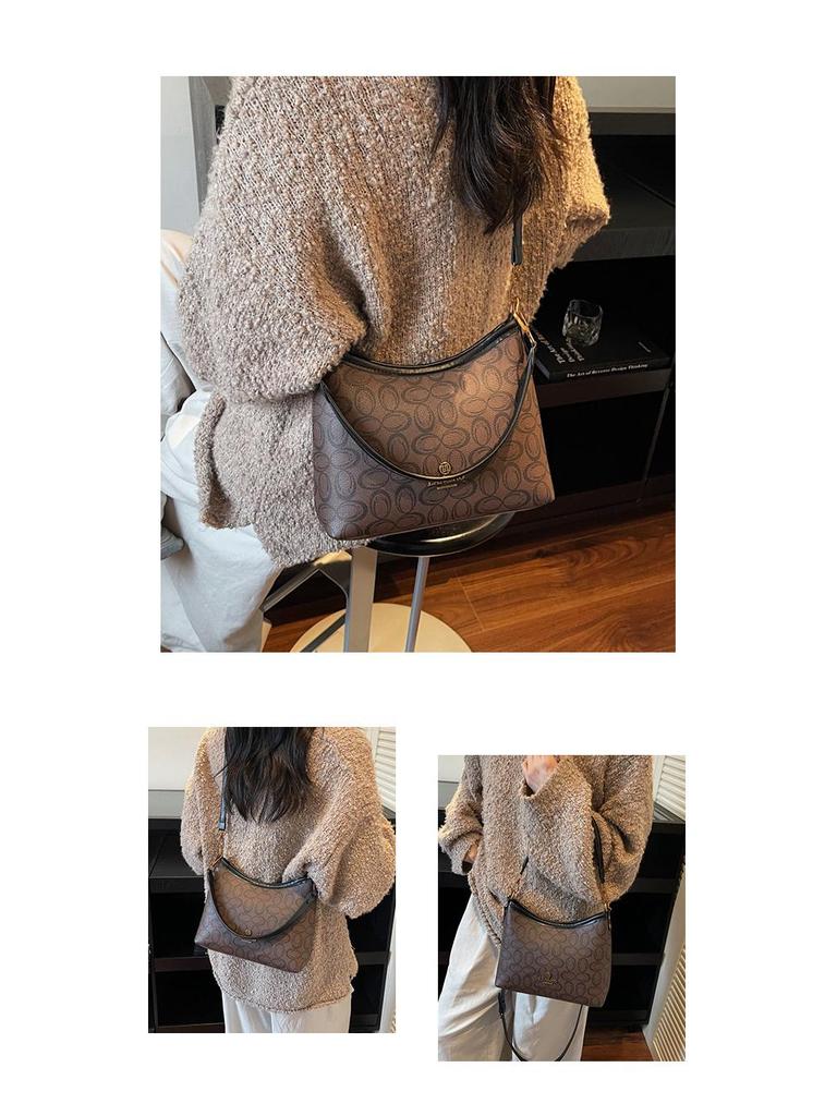 Bolsa Tote e Transversal de Luxo Feminina de Grande Capacidade - Acessório de Moda Versátil e Sofisticado