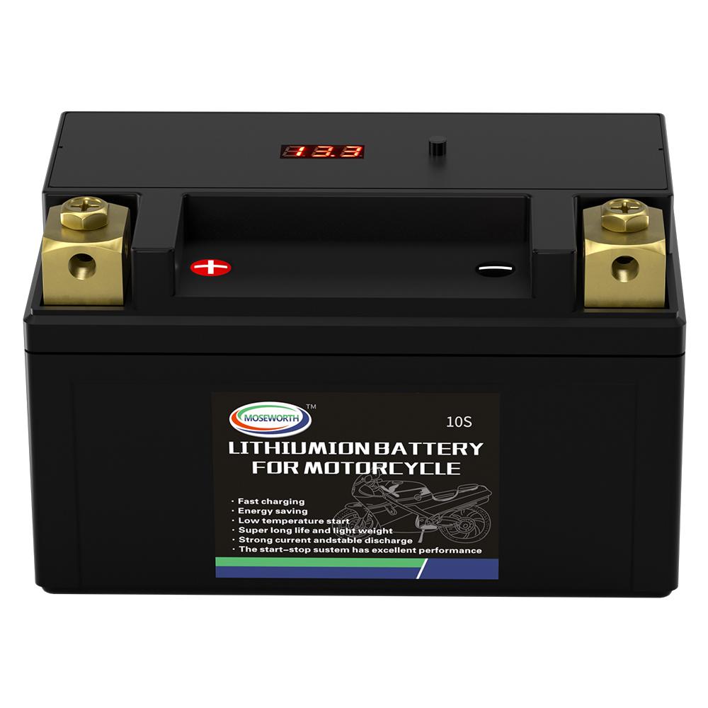 10S YTZ10S Lithium LiFePO4 Motorcycle Battery 12V 6Ah 420CCA Built in BMS Powersports Battery for ATV UTV Jet Ski Snowmobile
