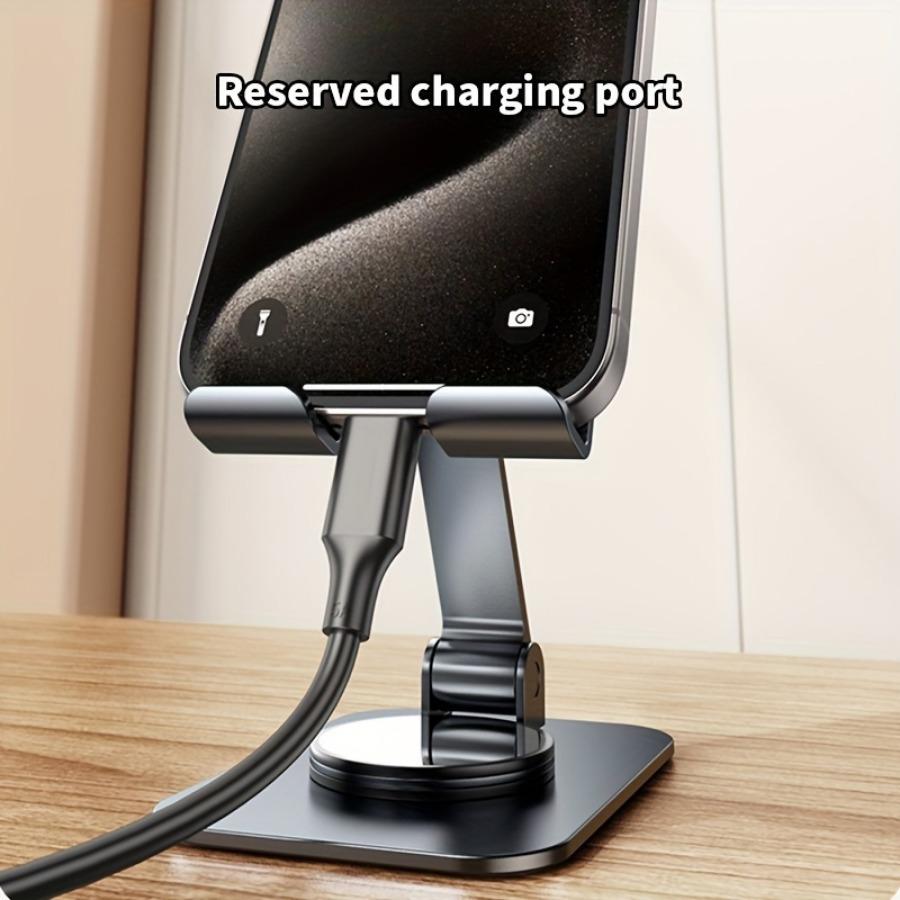 720 Obrót Stop Aluminium Przenośny Uchwyt na Tablet Dla iPada Regulowany Elastyczny Składany Leniwy Biurkowy Live Uchwyt Stojak do Telefonu Komórkowego