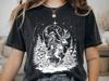 Comfort Colors® Cowboy Santa Christmas Shirt, Western Reindeer Holiday Tee, Vintage Christmas Gift, Rustic Winter Graphic