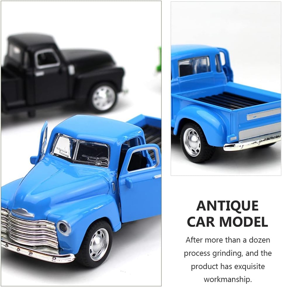Die-cast Model Toys,Car Alloy Ford Pickup Trucks,Classical Vintage Metal Models,Dining Table Decorations, Home, Car, Office, Children, Gift Sky