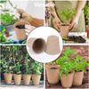 53/72pcs Flower Vegetable Seedlings Nursery Cup Biodegradable  Seed Starter Pots Kits with Plant Labels Mini Seedling Tools
