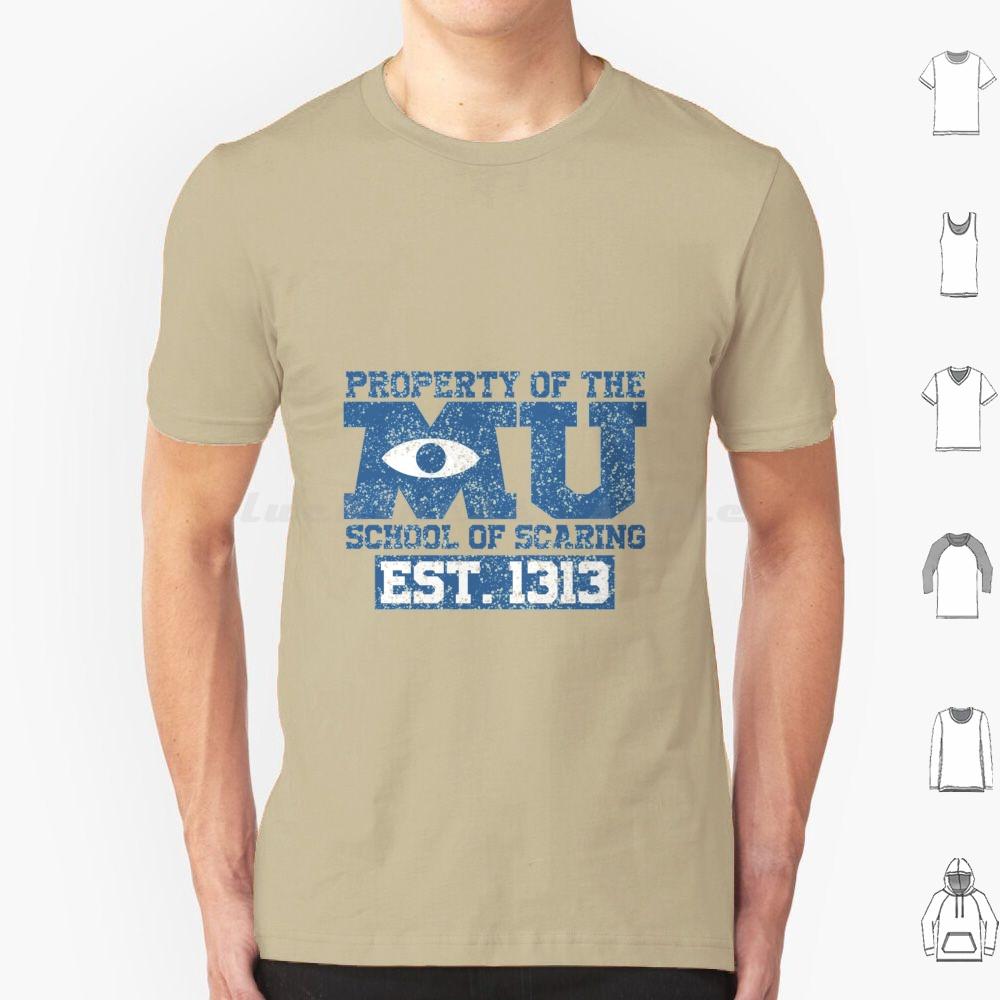 

School Of Scaring T Shirt Cotton Men Women DIY Print Monsters Inc Monster University Monsters At Work Plus Pixar Wdw Walt World S