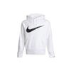 Nike Felpa sportiva con cappuccio foderata in pile Uomo Felpa con cappuccio Bianco DA0111-100