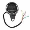 Motorcycle Digital Tachometer Tacho Speedometer Gauge 2 Airguide Cylinder Modified Instrument