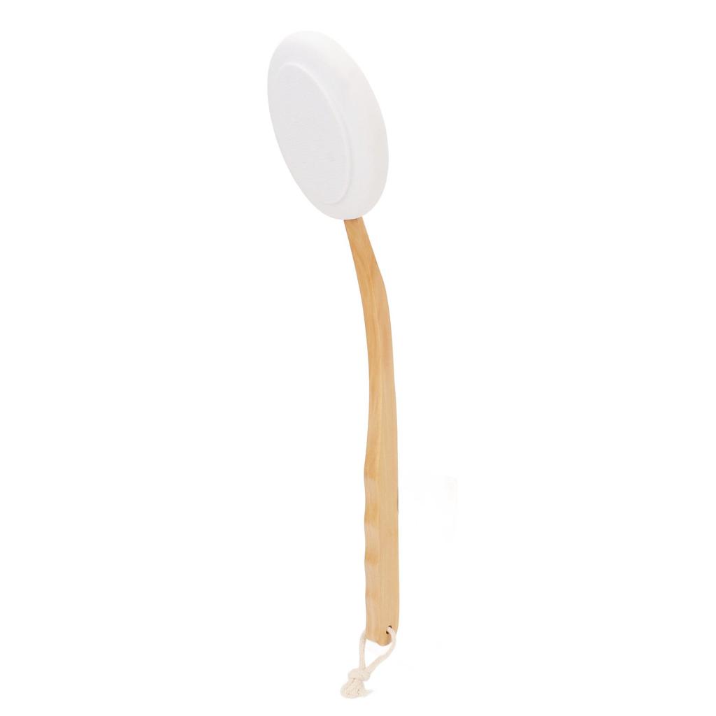 Bath Lotion Applicator Professional Home Men Women EVA Wooden Long Handle Shower Back Scrubber Brush