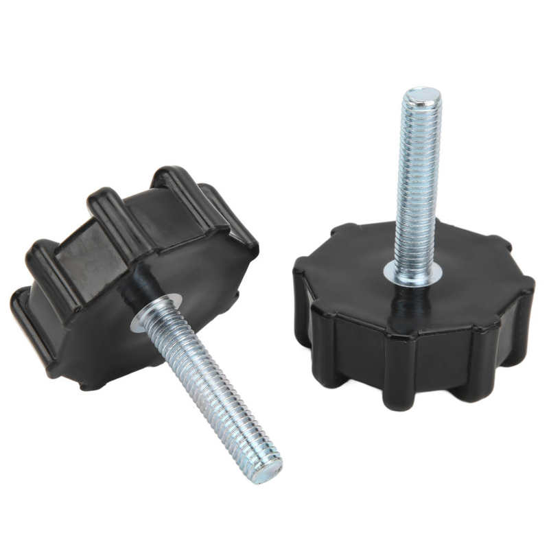 Manopola Manubrio Bulloni Forma a Stella Bassa Acciaio al Carbonio Manopola Manuale Vite di Serraggio Antiruggine per