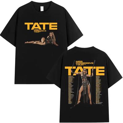 Tate McRae Miss Possessive Tour 2025 Shirt Y2K Graphic Tee Unisex S-3XL