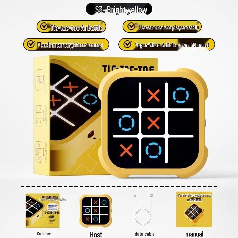 Hot Sale: All-in-One Electronic Tic-Tac-Toe Board Game - Fun, Educational Toy and Gift for Children's Day