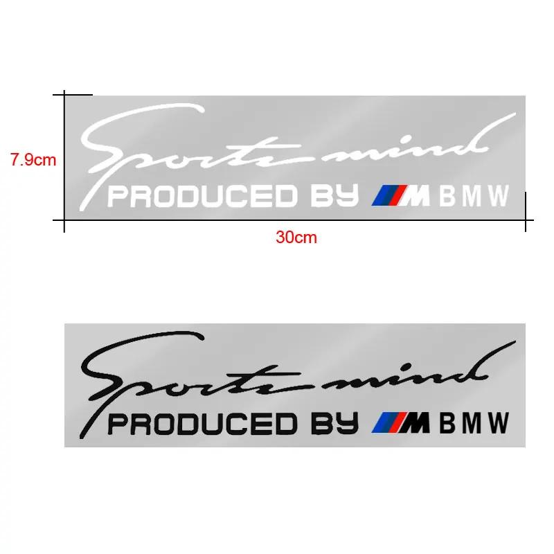 For BMW Car Stickers Car Hood Light Eyebrow Decals Reflective Decoration Accessories For BMW Performance F25 F26 F16 E90 E91 E92