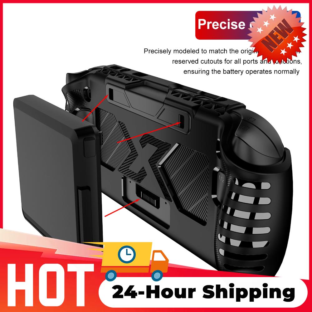 TPU Handheld Schutzhülle für OneXPlayer Apex Handheld-Spielekonsole Stoßfest Schweißfest Kratzfest Ergonomischer Griff Haut
