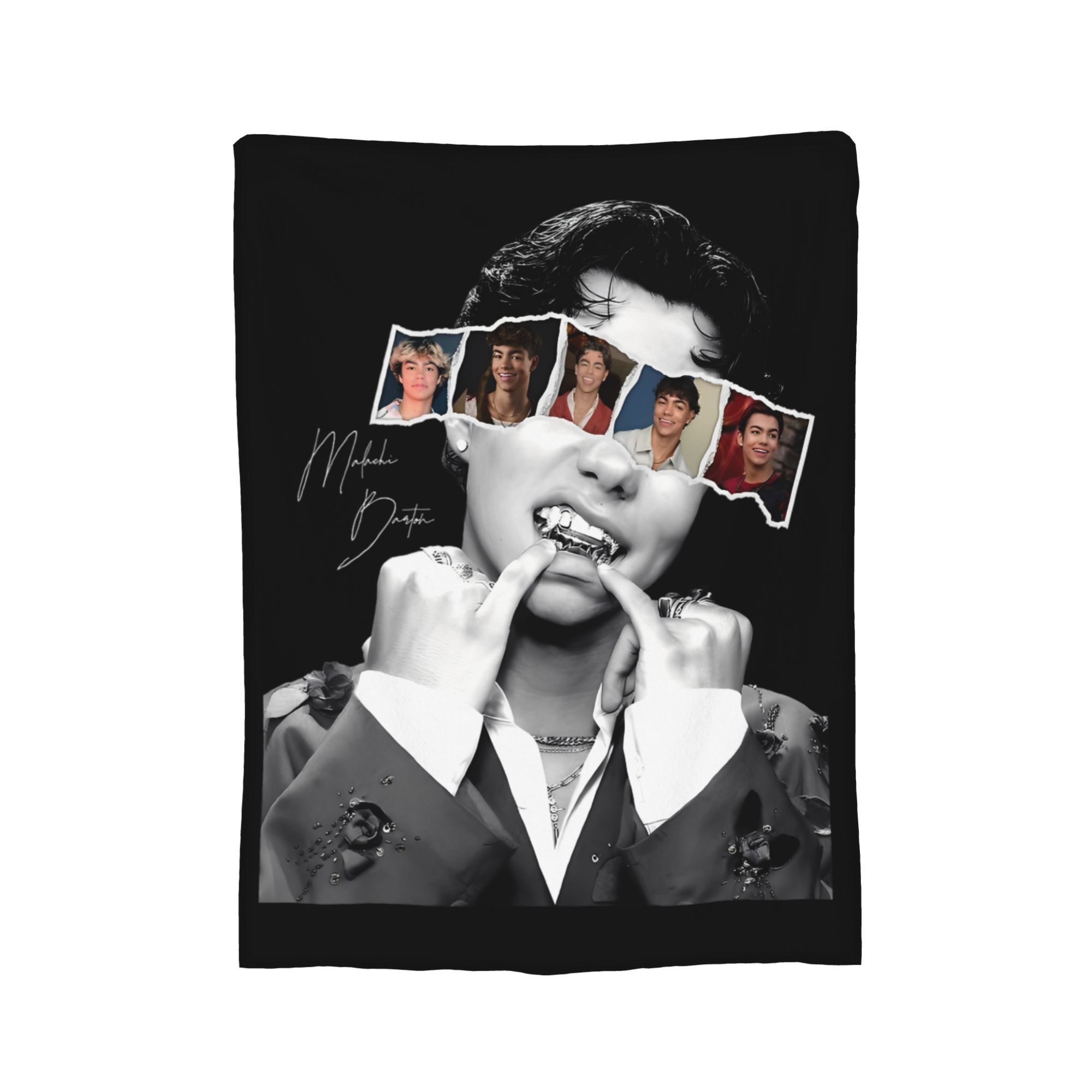 

Malachi Barton Actor Blanket Flannel Autumn/Winter Breathable Lightweight Thin Throw Blankets for Home Car Bedding Throws 30x40in