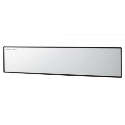 Lusterko wsteczne samochodowe płaskie z powłoką aluminiową Napolex Broadway z odblaskowością aluminium 360 mm x Kompatybilne z przyciemnianym szkłem Łatwa instalacja w 2