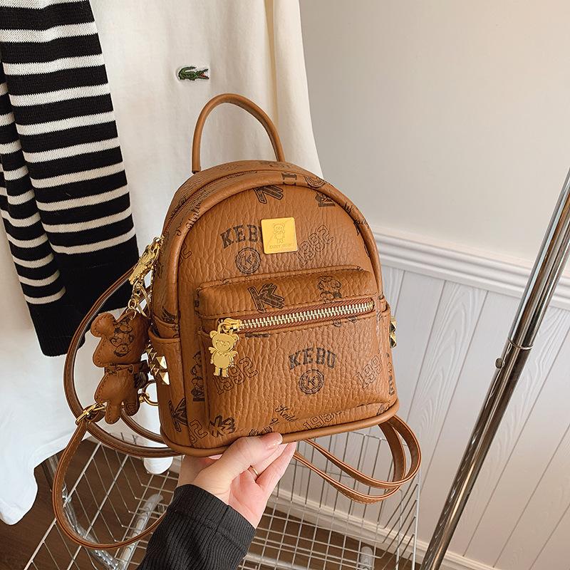 Niche new student schoolbag women spring and summer fashion casual small backpack leisure travel backpack