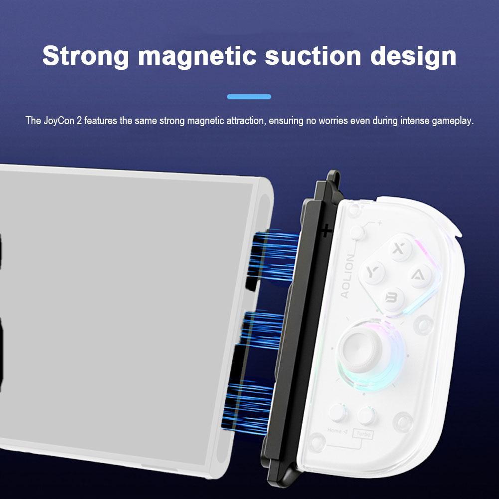 Griffadapter Für Nintendo Switch2 Host Wiederaufladbarer Magnetischer Konverter Für NS2 JoyCon Game Controller Adapter Zubehör