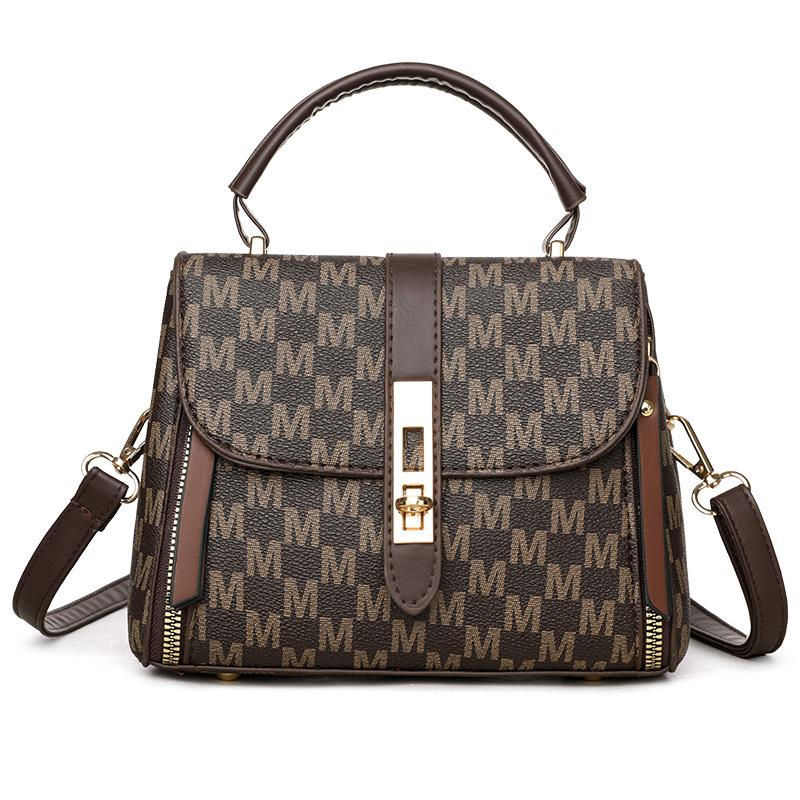 Fashion Temperament Light Luxury High Sense Women's Handbag Korean Version Commuter Style Versatile Classic Messenger Bag