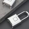 Heavy Duty Weatherproof Lock 4 Code Combination Lock Metal Lock for Outdoor Use