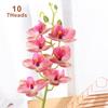 Artificial Butterfly Orchid Flower Bunch Fake Phalaenopsis Wedding Party Decor